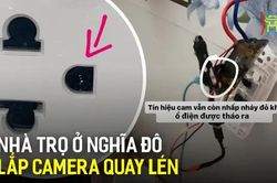 Phát hiện camera quay lén giấu trong ổ điện tại nhà trọ