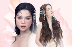 Ngọc Trinh hóa nàng tiên cá, lại để lộ gương mặt thiếu thon gọn