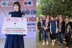 Hòa Minzy đi dép rọ, chi số tiền lớn để làm một việc ý nghĩa