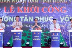 Thủ tướng dự lễ khởi công, thăm một số dự án trọng điểm tại Hưng Yên