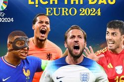 Lịch thi đấu Euro 2024 mới nhất hôm nay ngày 9/7/2024