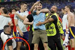 ĐT Tây Ban Nha gặp họa trước chung kết EURO: Morata bị nhân viên an ninh 'hạ gục', dính chấn thương bất ngờ