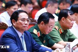 Thủ tướng dự Hội nghị Quân chính toàn quân 6 tháng đầu năm 2024