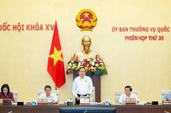 Khai mạc phiên họp thứ 35 của Ủy ban Thường vụ Quốc hội