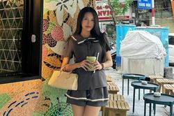 Vợ Đoàn Văn Hậu mang túi hiệu gần 100 triệu đồng xuống phố