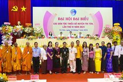 Đại hội đại biểu các dân tộc thiểu số huyện Tri Tôn lần thứ IV năm 2024