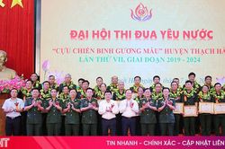 Vinh danh 23 tập thể, cá nhân cựu chiến binh Thạch Hà gương mẫu