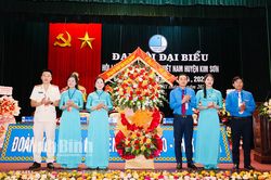 Đại hội đại biểu Hội Liên hiệp Thanh niên Việt Nam huyện Kim Sơn lần thứ V