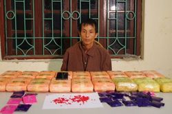 Bộ đội Biên phòng Điện Biên bắt đối tượng vận chuyển 112 nghìn viên ma túy tổng hợp