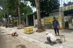 Cận cảnh gói thầu nâng cấp vỉa hè hơn 12 tỷ tại TP Bà Rịa