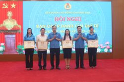 Hội nghị Ban Chấp hành Liên đoàn Lao động tỉnh lần thứ Tư, khóa XVII