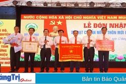 Gio Hải đón nhận danh hiệu xã đạt chuẩn nông thôn mới