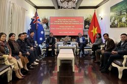 Đoàn công tác tỉnh Đồng Tháp làm việc tại Australia