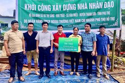 Xây dựng Nhà Nhân đạo tại huyện Thanh Sơn