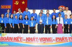 Đại hội đại biểu Hội Liên hiệp Thanh niên Việt Nam TX. Tân Châu thành công tốt đẹp