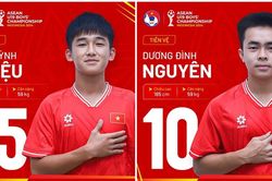 U19 Việt Nam công bố số áo tại giải Đông Nam Á, thần đồng top 60 thế giới chọn áo giống Ronaldo