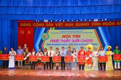 Khai mạc Hội thi nghệ thuật quần chúng tỉnh Khánh Hòa lần thứ 17
