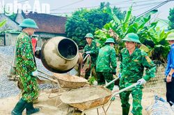 Tổ thợ xây áo lính và những công trình vì dân nơi biên giới