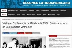 Truyền thông Argentina đánh giá cao ý nghĩa của Hiệp định Geneva năm 1954