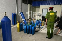 Phát hiện 89 bình nghi là 'khí cười'