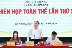Ủy ban Pháp luật họp phiên toàn thể lần thứ 24