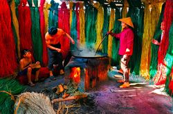 Làng nghề dệt chiếu cói Phú Tân