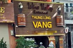 Hà Nội: Cháy cửa hàng rượu vang ở phố Trung Kính