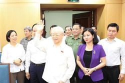 Nhớ lại những chia sẻ đầy tâm huyết của Tổng Bí thư Nguyễn Phú Trọng với cử tri Hà Nội