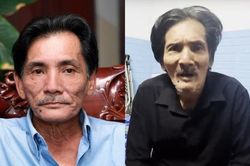 Thương Tín sức khỏe yếu, đi lại phải có người dìu và hàng xóm hỗ trợ