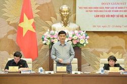 Đoàn giám sát của Quốc hội làm việc với 4 bộ, cơ quan về quản lý thị trường bất động sản, phát triển nhà ở xã hội