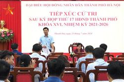 Cử tri Thanh Oai kiến nghị về trường học công lập trên địa bàn quá tải