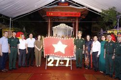 Long Biên, Hà Nội: Khánh thành công trình tu bổ Đài Tưởng niệm các anh hùng liệt sĩ