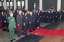 Đoàn Cộng hòa Cuba viếng Tổng Bí thư Nguyễn Phú Trọng