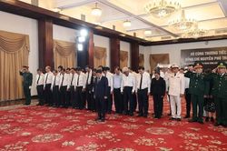 Đoàn đại biểu tỉnh Đồng Tháp viếng đồng chí Tổng Bí thư Nguyễn Phú Trọng