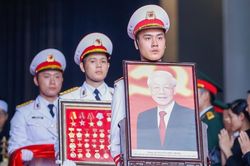Nghiêm trang Lễ truy điệu Tổng Bí thư Nguyễn Phú Trọng tại Hà Nội