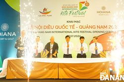 Trình diễn hơn 100 loại diều tại lễ hội diều quốc tế Quảng Nam