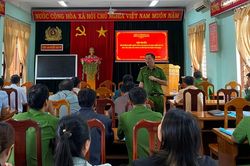 Đak Pơ tập huấn kiến thức quản lý, sử dụng vũ khí, vật liệu nổ và công cụ hỗ trợ