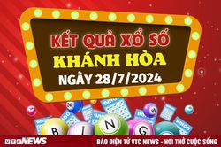 XSKH 28/7 - Kết quả xổ số Khánh Hòa hôm nay 28/7/2024 - XSKH Chủ nhật