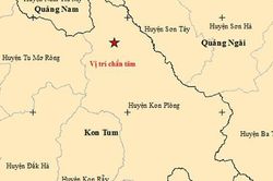 Liên tiếp xảy ra 13 trận động đất tại huyện Kon Plông, Kon Tum