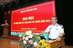 Cảnh sát biển Việt Nam tập huấn công tác tham mưu tác chiến năm 2024
