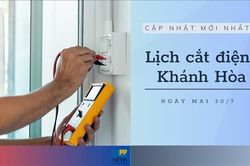 Lịch cắt điện Khánh Hòa (Nha Trang) ngày mai 30/7 mới nhất