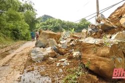 Cảnh báo lũ quét, sạt lở đất, sụt lún đất trên địa bàn các huyện miền núi