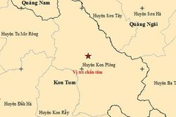 Sáng 29/7, 11 trận động đất xảy ra ở Kon Tum