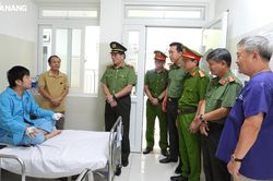 Hai cán bộ công an phường Thuận Phước bị thương trong khi làm nhiệm vụ