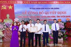 Xã Kháng Nhật đạt chuẩn nông thôn mới