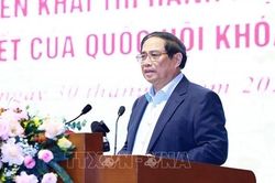 Thủ tướng Phạm Minh Chính chủ trì Hội nghị quán triệt, triển khai một số luật, nghị quyết của Quốc hội Khóa XV