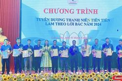 Tuyên dương 12 thanh niên tiên tiến làm theo lời Bác