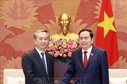 Chủ tịch Quốc hội Trần Thanh Mẫn tiếp Đại sứ Trung Quốc tại Việt Nam