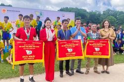 Đoàn thể thao học sinh đất Sen Hồng giành hạng 4 Hội khỏe Phù Đổng toàn quốc