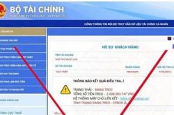 Giả mạo con dấu, chữ ký lãnh đạo, website của Bộ Tài chính
